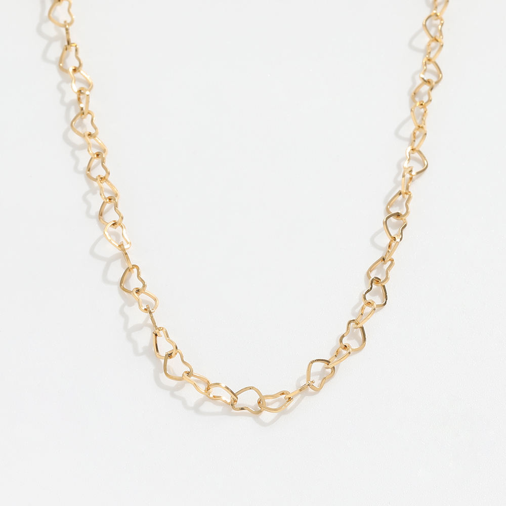 heart tennis necklace