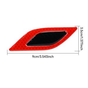 Pegatina reflectante de fibra de carbono para coche, tira reflectante de seguridad, pegatinas reflectoras de advertencia, accesorios exteriores para coche - Product Image 6