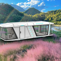 Capsule spatiale Maisons mobiles Maison préfabriquée mobile Conteneur Petites maisons préfabriquées
