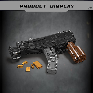 Mould King 14033 1062PCS Pistola Subfusil Escorpión, Set de Bloques de Construcción, Modelo MOC, Juguete Técnico de Plástico, Regalo Moderno para Festividades - Product Image 3