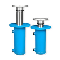 Équipement médical Cylindre hydraulique de qualité médicale à double effet à tige unique Micro-précision Contrôle ultra-fin