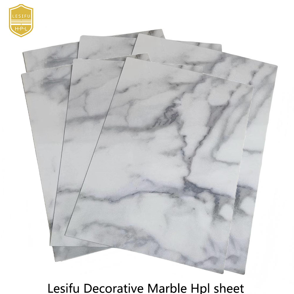 LESIFU Waterproof Decorative High-pressure Laminates / HPL Calacatta Marble Formica Sheet · image 3