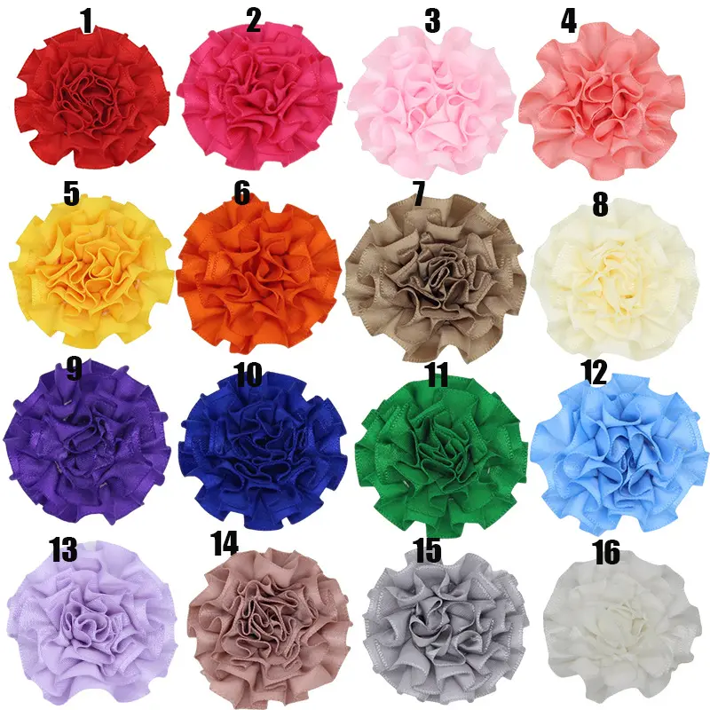 ZSY 5 cm coser en parche de flores 3D parches de apliques florales de flores hechas a mano para ropa DIY