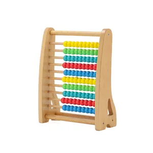 Eco-friendly Funny Kids Beads Abacus Wooden Educational Toys