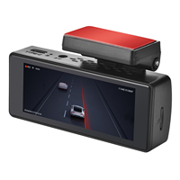 3.16 pouces écran métal corps voiture caméra boîte noire 4K + 1080P avant arrière double objectif Dash Cam Wifi Remoto ADAS voiture DVR