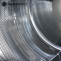 Mesin Cuci Pengering Otomatis Penuh MCKINNEY Stainless Steel untuk Industri, Sistem Laundry Komersial, Hotel, Diesel 380V