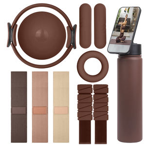 Kit de Bandas de Resistencia para Pilates, Kit de Yoga con Copa Magnética, Pelota de Yoga, Pesas para Tobillos y Muñecas para Ejercicios en Casa - Product Image 1