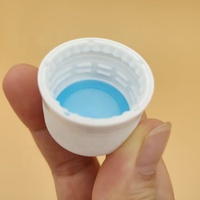 Bouchon de bouteille d'eau étanche pour enfants, en plastique, pour les enfants, en plastique PP, doseur, couvercle de bouteille transparente, 28mm, 5 unités