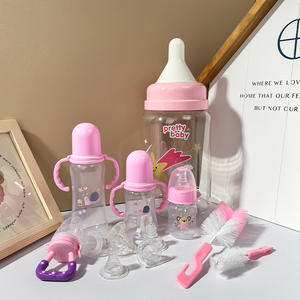 Ensemble de brosses à biberons portables en PP pour bébé, design créatif étoile, nuage, cœur, seau à biberons, <span class=keywords><strong>coffret</strong></span> cadeau pour nouvelle maman, combinaison - Product Image 6