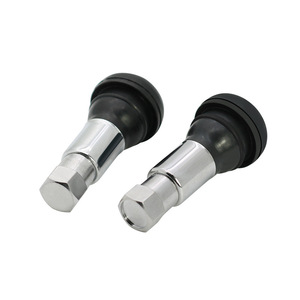Tiges de valve de pneu tubeless TR414C TR413C en alliage d'aluminium et caoutchouc pour voitures particulières, taille américaine - Product Image 4