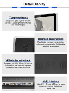 Màn Hình Quảng Cáo <span class=keywords><strong>Lcd</strong></span> Gắn Tường Logo Oem Màn Hình Cảm Ứng Quảng Cáo Chân Đế <span class=keywords><strong>22</strong></span> Inch - Product Image 5