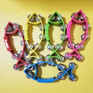 17cm Fish Shape Hand Bell <b>Music</b> Early Education Teaching Aids Performance Props Orff Instruments Large Size Hand Bell - Product Image 2