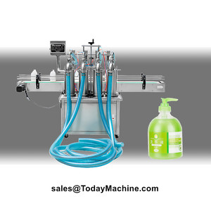 Machine de remplissage automatique de liquides pour boissons, eau, cosmétiques, canettes en plastique, bouteilles, emballages - Product Image 1