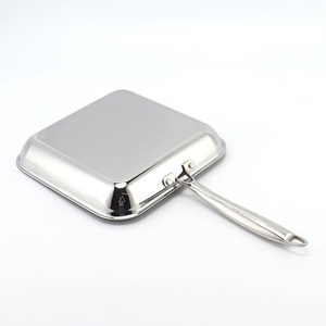 Juego de Sartenes Modernas Cuadradas de Cerámica Tri-Ply Antiadherente de Acero Inoxidable Multifuncional Ecológicas Aptas para Inducción y Gas - Product Image 5