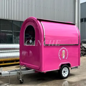 Promotion UE : Mini Remorque Alimentaire 2,2 m pour Hamburger et Pizza, Chariot de Restauration Mobile Extérieur - Product Image 3