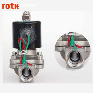 Válvula Solenoide de Acción Directa de 2 Vías DN50 2" de Acero Inoxidable 304/316 Normalmente Cerrada para Válvulas de Control DC24V/AC220V - Product Image 4