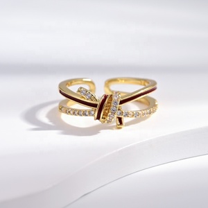 wholesale plata 925 silver emerald open luxury Geometric <b>ring</b> women party Green Stone Unisex wedding zircon <b>adjustable</b> <b>rings</b> - Product Image 5
