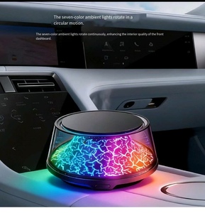 Diffuseur de parfum pour <span class=keywords><strong>voiture</strong></span> à clipser sur grille d'aération, alimenté par USB, éliminateur d'odeurs, design moderne, décoration intérieure de <span class=keywords><strong>voiture</strong></span> - Product Image 2