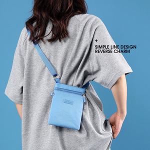 Nueva Mini Bolsa para Teléfono para Mujer, Bandolera con Correa para el Cuello, Monedero, Estilo Coreano, Versátil, de Nailon y Lona, Bolsos de Hombro - Product Image 6