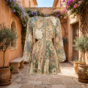Élégant ensemble de maillot de bain 2 pièces avec cape, kimono long bohème en cristal et short pour femme - Product Image 4