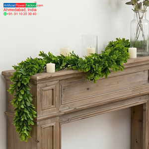 Artificial Green Leaf Hanging Garland Decorative Floral <b>String</b> for Wedding Backdrop Festival Home <b>Garden</b> Decoration - Product Image 5