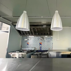 รถขายอาหารเคลื่อนที่พร้อมอุปกรณ์ทำแฮมเบอร์เกอร์ ไอศกรีม และขนมปังปิ้ง สำหรับธุรกิจส่วนตัว ขายอาหารจานด่วน ขนมขบเคี้ยว และไอศกรีม - Product Image 6