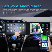 Radio para Auto con Pantalla Táctil Dual de 21.6 Pulgadas, Android 13, Pantalla Dividida, Asistencia de Reversa, GPS Integrado, TV, Soporte para Tablero, Universal para Autos