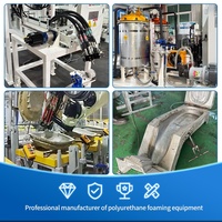 Machine à mousse haute pression PU pour ligne de moussage à commande PLC, avec disque rotatif automatique, pour selle de moto, de fabrication directe usine