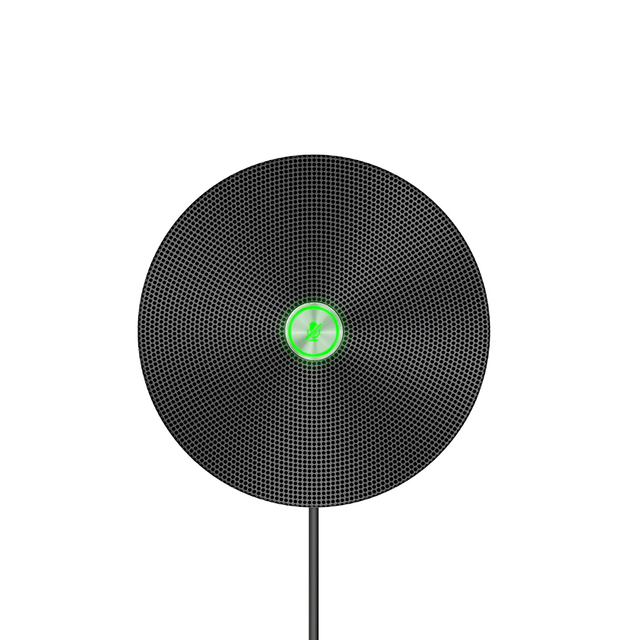 USB Conference Microphone with 360 Omnidirectional Condenser Mic with Mute Key for Computer Zoom Skype Teams Meeting