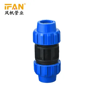 IFAN中国工場供給灌漑Hdpeパイプ継手Pe配管継手材料肘PP圧縮継手