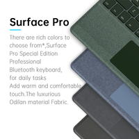 Clavier magnétique pour tablette Uogic Surface Pro11/10/9/8/X, clavier tactile sans fil avec stylet