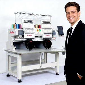 Máquina de Bordar Computarizada de Alta Velocidad de 2 Cabezales y 15 Agujas para Fábricas de Ropa en la UE - Product Image 1