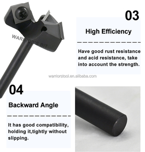 Warrior's Bit Lame remplaçable Mèche de rabotage Face End <span class=keywords><strong>Fraise</strong></span> Insert Spoilboard Style CNC Surfaçage Routeur Bits pour bois - Product Image 6