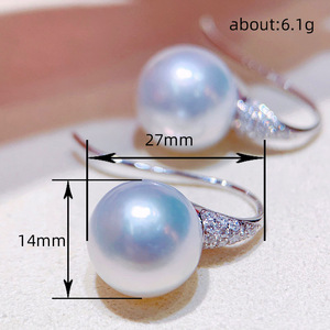 Eleganti Orecchini Pendenti Effetto Perla per Donne, Orecchini Scintillanti alla Moda per Uso Quotidiano - Product Image 4