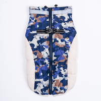 Veste d'hiver pour chien, harnais imperméable doublé de polaire, manteau chaud pour chiens de petite, moyenne et grande taille