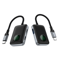 Adaptateur USB Type C OTG 3 en 1, charge rapide 60W, adaptateur jack audio pour diffusion en direct, jeux, caméra, connexion casque
