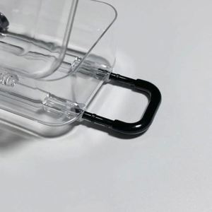 Transparent Portable Plastic Mini Suitcase Jewelry <b>Storage</b> <b>Box</b> for Hair Accessories-Custom Decorative Promotional Candy - Product Image 4