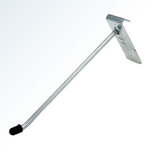 Anti Rust Single Metal Pegboard <b>Hook</b> Slatwall Goods Hanging Hardware For Retail Supermarket <b>Wall</b> - Product Image 3