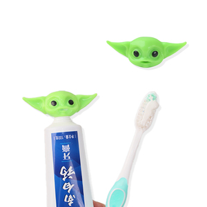 Los Más Vendidos, Tapas de <span class=keywords><strong>Pasta</strong></span> de Dientes con Diseño de Bebé Yoda de El Señor de los Elfos, Juguetes Populares en TikTok, Accesorios Creativos y Divertidos <span class=keywords><strong>para</strong></span> Tapas de <span class=keywords><strong>Pasta</strong></span> de Dientes - Product Image 1