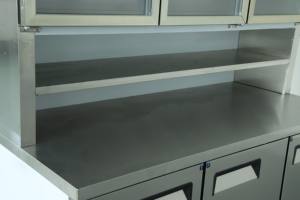 Ristorante <span class=keywords><strong>porta</strong></span> di vetro congelatore supermercato frigo acciaio inox <span class=keywords><strong>combinato</strong></span> <span class=keywords><strong>frigorifero</strong></span> - Product Image 4