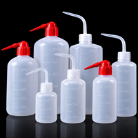 Bouteille de lavage en plastique LDPE à presser, pour rinçage chimique et eau, pour laboratoire