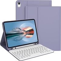 Clavier magnétique détachable sans fil avec fente pour stylet et kit de protection à rabat pour iPad 11e génération (A16) 2025