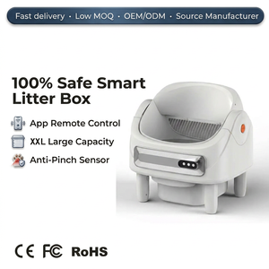Bac à litière automatique intelligent <span class=keywords><strong>pour</strong></span> chat, <span class=keywords><strong>toilette</strong></span> électrique autonettoyante <span class=keywords><strong>pour</strong></span> plusieurs <span class=keywords><strong>chats</strong></span> - Product Image 1