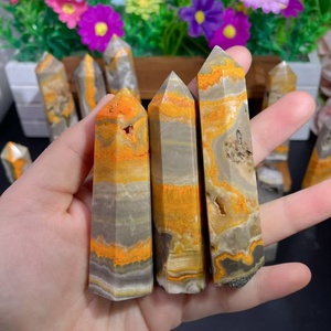 Piedras Preciosas Curativas al por Mayor, Torre Espiritual de <span class=keywords><strong>Jaspe</strong></span> Abeja, Cristal Tallado para Decoración del Hogar - Product Image 3