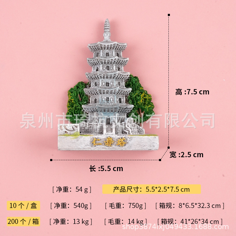 Renshou Pagoda - Gray