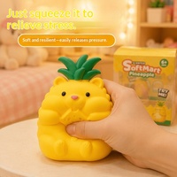 Nouveauté : Jouet anti-stress en forme d'ananas géant, ours mignon, en caoutchouc, petit ornement décoratif