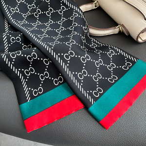 رباط شعر رقمي أنيق للنساء بمنديل طويل حرير للنساء شريط حريري للنساء - Product Image 4