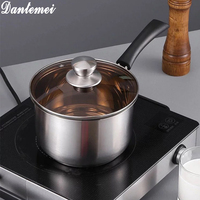 Usine Offres Spéciales vie sourire ustensiles de cuisine ustensile de cuisine ensemble de casseroles en acier inoxydable avec couvercle en verre