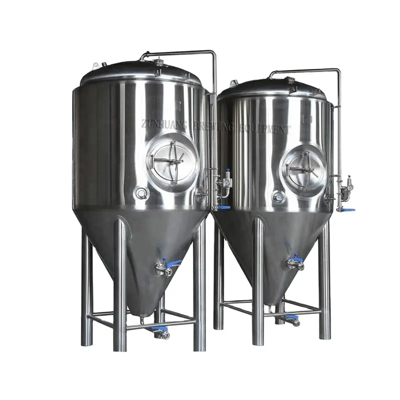 2000L large conical beer fermenter conical fermenter tank for beer making line