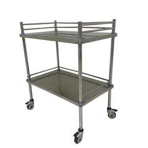 Goede kwaliteit Shengdong medisch ziekenhuis meubilair roestvrijstalen <span class=keywords><strong>trolley</strong></span> 2/3 lagen chirurgische instrumentenkar 1 jaar garantie - Product Image 6